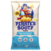 Pirate's Booty Aged White Cheddar Rice & Corn Puffs - 4 Ounce