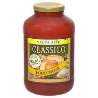 Classico Pasta Sauce, Four Cheese, Value Size - 44 Ounce
