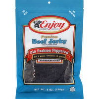 Enjoy Beef Jerky, Old Fashioned Pepper, Premium - 8 Ounce