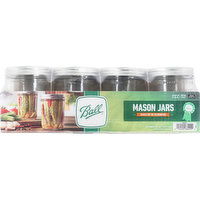 Ball Mason Jars, Wide Mouth, Pint - 12 Each