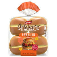 Sara Lee Bakery Buns, Hawaiian - 8 Each