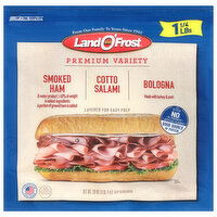 Land O'Frost Smoked Ham/Cotto Salami/Bologna - 20 Ounce