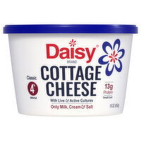 Daisy Classic 4% Milkfat Small Curd Cottage Cheese - 16 Ounce
