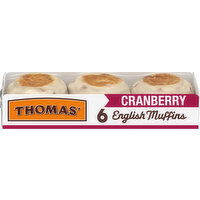 Thomas' English Muffins, Cranberry - 6 Each