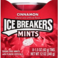 Ice Breakers Mints, Sugar Free, Cinnamon - 8 Each