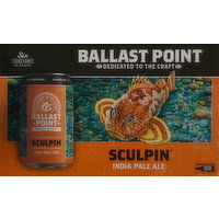 Ballast Point Beer, India Pale Ale - 6 Each