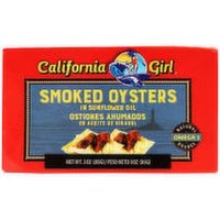 California Girl Smoked Oysters - 3 Ounce