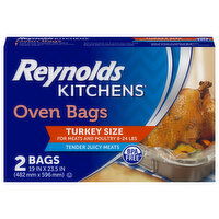 Reynolds Kitchens Oven Bags, Turkey Size - 2 Each