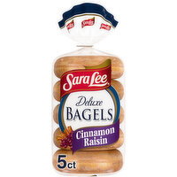 Sara Lee Cinnamon Raisin Bagels, 5 count, 15 oz - 5 Each