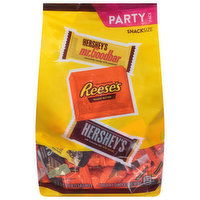 Hershey's Candy, Chocolate, Assortment, Snack Size, Party Pack, 31.5 Ounce