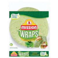 Mission Garden Spinach Herb Wraps - 6 Each