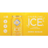 Sparkling Ice Sparkling Water, Zero Sugar, Classic Lemonade Flavored, 8 Each