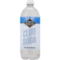 First Street Soda, Club, 33.8 Ounce