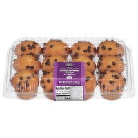 First Street Muffins, Chocolate Chip, Mini, 10.5 Ounce