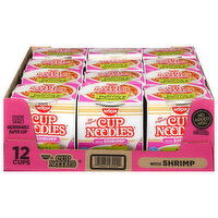 Nissin Ramen Noodle Soup, Shrimp - 12 Each