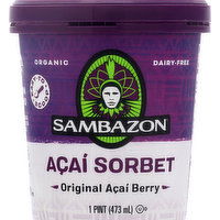 Sambazon Sorbet, Original Acai Berry - 1 Pint