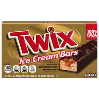 Twix Ice Cream Bars, Vanilla - 6 Each