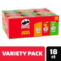 Pringles Potato Crisps Chips, Variety Pack, Snack Stacks - 12.9 Ounce