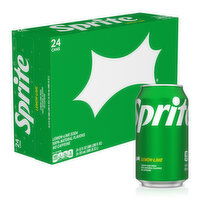 Sprite Lemon Lime Soda Soft Drinks, 12 fl oz - 24 Each