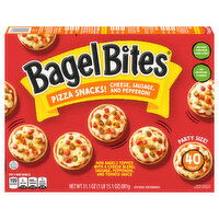 Bagel Bites Cheese, Sausage, and Pepperoni Pizza Snacks Party Size! - 40 Each