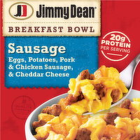 JIMMY DEAN Breakfast Bowl, Sausage, Frozen, Bowl - 7 Ounce