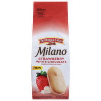 Pepperidge Farm Cookies, Distinctive, Strawberry White Chocolate - 15 Each