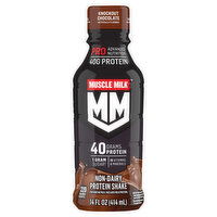 Muscle Milk Protein Shake, Non-Dairy, Knockout Chocolate - 14 Ounce