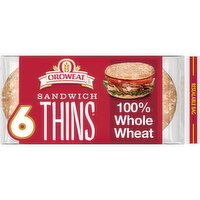 Oroweat Whole Wheat Pre-sliced Rolls, 6 count, 12 oz - 6 Each