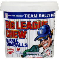 Big League Chew Bubble Gumballs, Outta Here Original, 80 Each