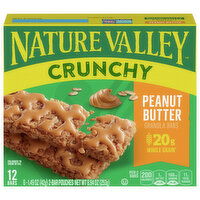 Nature Valley Granola Bars, Peanut Butter, Crunchy, 12 Each