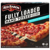 Red Baron Pizza, Hand Tossed Style Crust, Ultimate Pepperoni - 28.75 Ounce