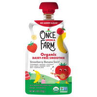 Once Upon a Farm Organic Dairy-Free Strawberry Banana Smoothie
