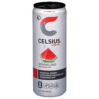 Celsius Energy Drink, Watermelon, Sparkling, 12 Fluid ounce