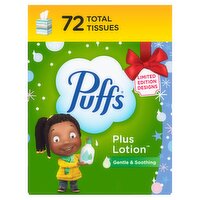 Puffs Plus Lotion Facial Tissue, 72 Each