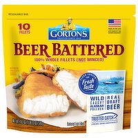 Gorton's Beer Battered Fish Fillets - 10 Each
