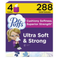 Puffs Ultra Soft Facial Tissues - 288 Each