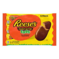 Reese's Peanut Butter Eggs, Milk Chocolate, 6 Pack - 6 Each