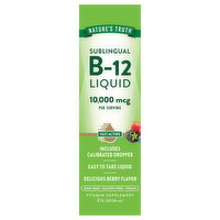 Nature's Truth Vit B-12 10,000mcg Sublingual Liquid - 2 Ounce