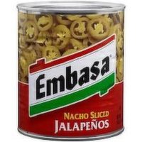 Embasa Nacho Sliced Jalapenos, 26 Ounce