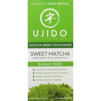 Ujido Green Tea Powder, Sugar Free, Sweet Matcha, 10 Each