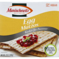 Manischewitz Matzos, Egg - 12 Ounce