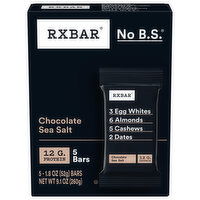 Rxbar Protein Bars, Chocolate Sea Salt - 5 Each