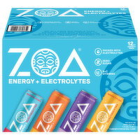 ZOA Energy Drink Variety Pack - 144 Ounce