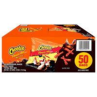 Cheetos Crunchy Flamin' Hot Cheese Flavored Snacks - 50 Each