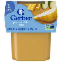Gerber Sitter 2nd Foods Pear Zucchini Corn - 2 Each
