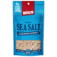 Bigs Sunflower Kernels, No Shell, Simply Sea Salt, Jumbo - 3.5 Ounce