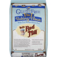 Bobs Red Mill Baking Flour, 1 to 1, Gluten Free - 25 Pound