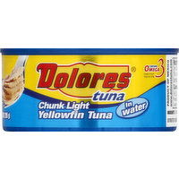 Dolores Yellowfin Tuna, in Water, Chunk Light - 10 Ounce