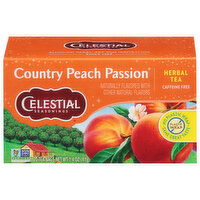 Celestial Seasonings Herbal Tea, Caffeine Free, Country Peach Passion, 20 Each