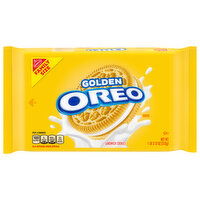 Oreo Sandwich Cookies, Golden, Family Size, 18.12 Ounce